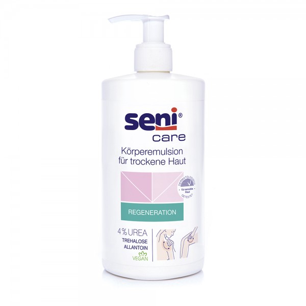 Seni Care Feuchtigkeitspendende Körperemulsion für trockene Haut